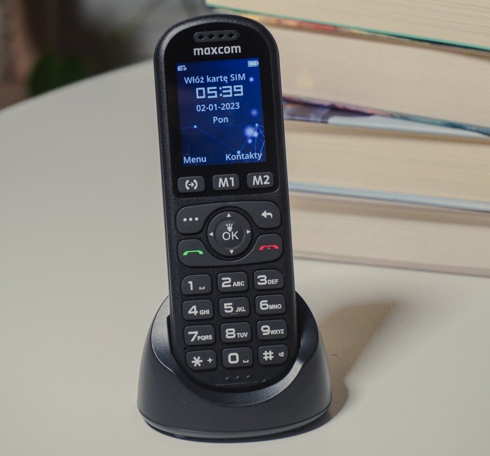 Maxcom Comfort MM39D praktyczny design kompaktowy rozmiar