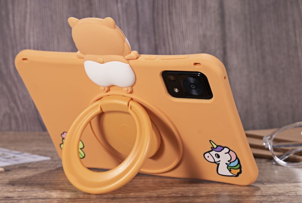 Tablet DOOGEE T20 mini Kid waga wymiary etui wygoda tablet oparty na podpórce  