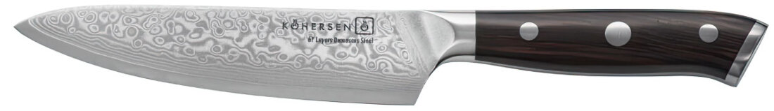 Nóż KOHERSEN Elegance Ebony Wood 72212 ostrze oczekiwania wysoka jakosc stal damascenska