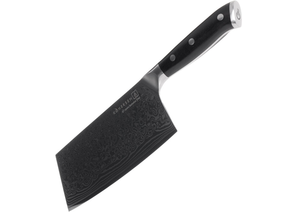 Tasak KOHERSEN Elegance Ebony Wood 16.5 cm wysoka jakość wykonanie stal nierdzewna wyprofilowana rękojeść precyzja krojenie wygoda komfort