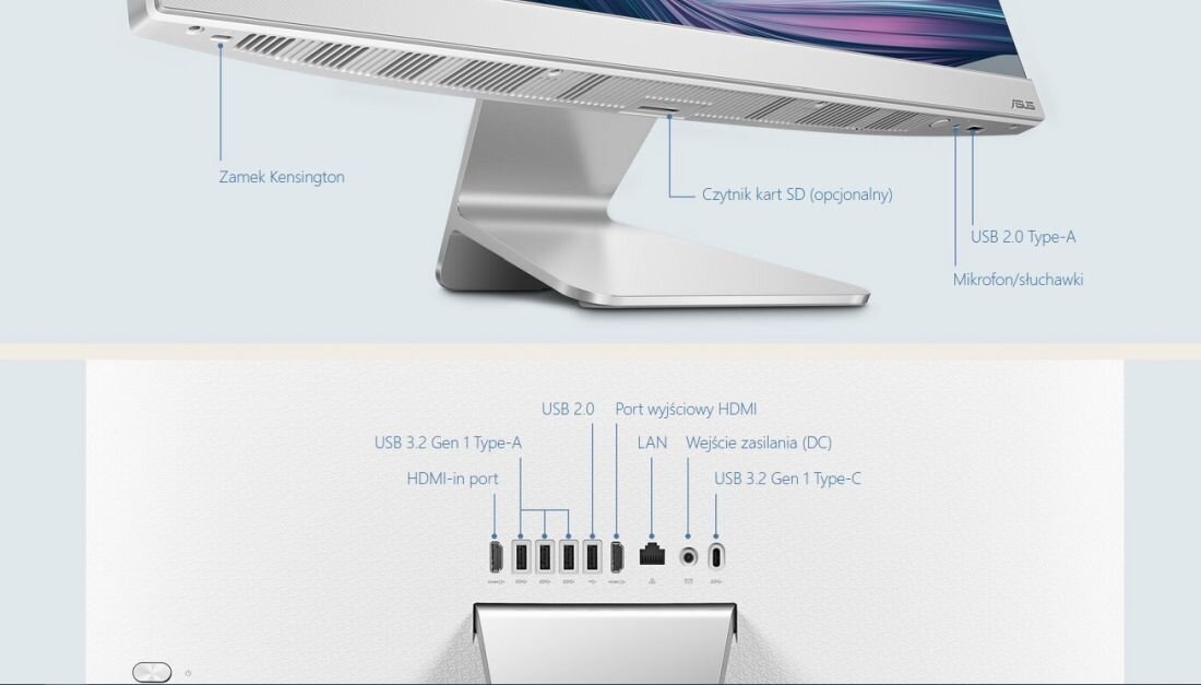 Komputer ASUS ExpertCenter E3402WBAK - HDMI
