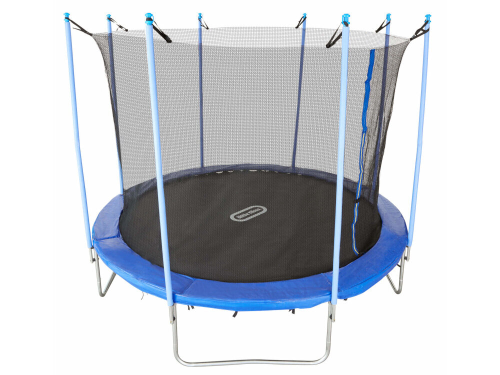 Trampolina LITTLE TIKES 657054E7C 300 cm stabilna podstawa trzy nogi w ksztalcie litery U