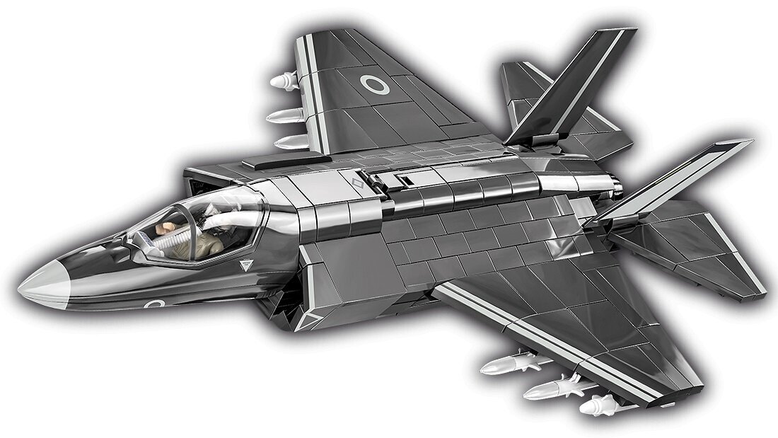 Klocki plastikowe COBI Armed Forces F-35B Lightning II Royal Air Force COBI-5830 - Wielozadaniowa maszyna