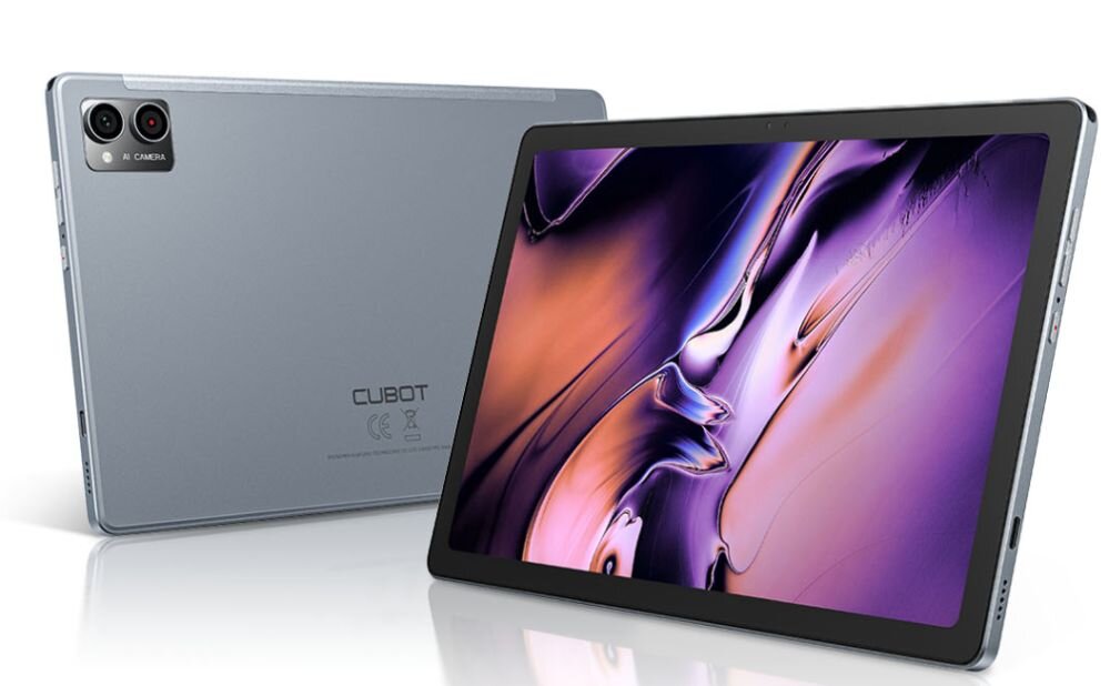 Tablet CUBOT TAB 40    ekran bateria aparat procesor ram pamięć pojemność rozdzielczość zdjęcia filmy opis dane cechy blokady system łączność wifi bluetooth obudowa szkło odporność porty muzyka transfer sieć przekątna matryca waga czujniki oled amoled ips