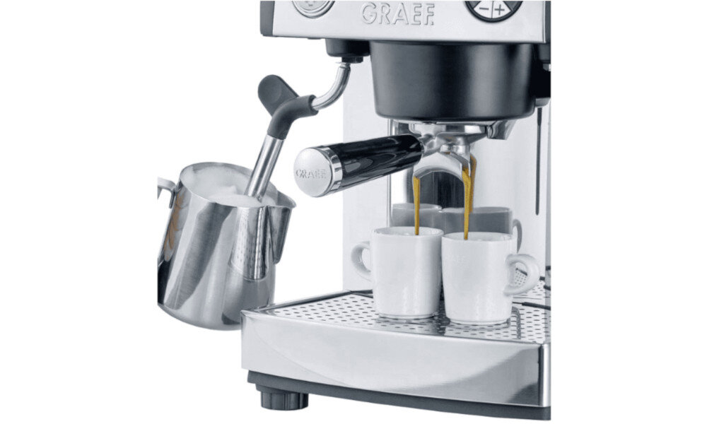 Ekspres GRAEF Baronessa ES 902 Srebrno-czarny