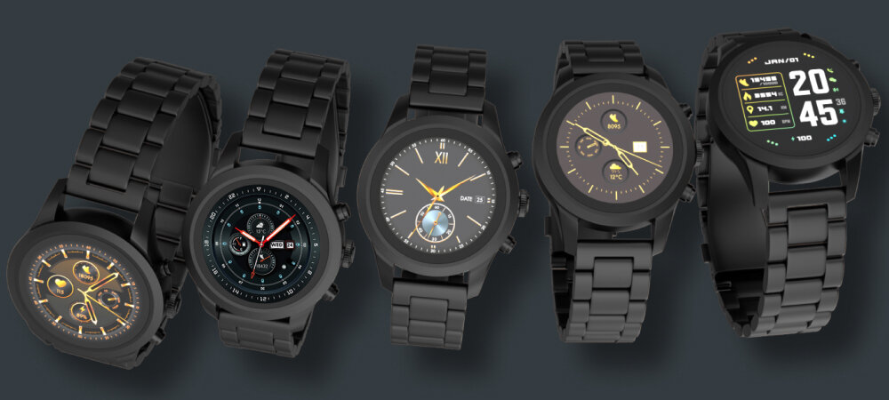 Smartwatch FOREVER Verfi SW-800 ekran bateria czujniki zdrowie sport pasek ładowanie pojemność rozdzielczość łączność sterowanie krew puls rozmowy smartfon aplikacja