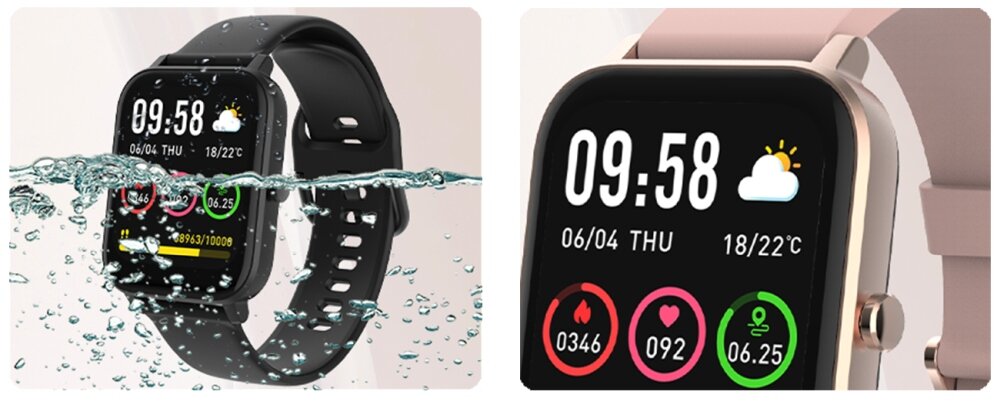 Smartwatch FOREVER ForeVigo 3 SW-320 ekran bateria czujniki zdrowie sport pasek ładowanie pojemność rozdzielczość łączność sterowanie krew puls rozmowy smartfon aplikacja