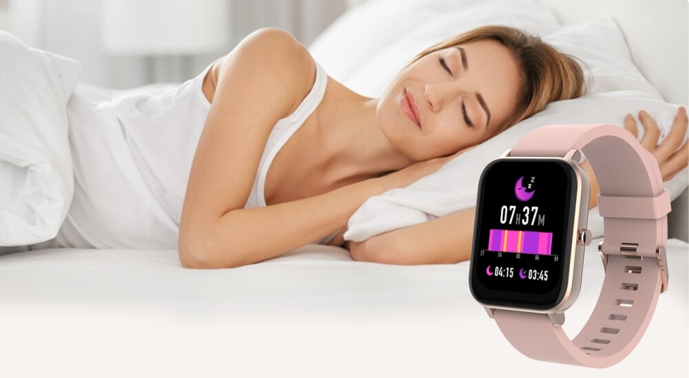 Smartwatch FOREVER ForeVigo 3 SW-320 ekran bateria czujniki zdrowie sport pasek ładowanie pojemność rozdzielczość łączność sterowanie krew puls rozmowy smartfon aplikacja