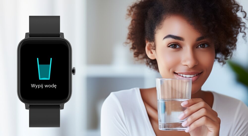 Smartwatch FOREVER ForeVigo 3 SW-320 ekran bateria czujniki zdrowie sport pasek ładowanie pojemność rozdzielczość łączność sterowanie krew puls rozmowy smartfon aplikacja