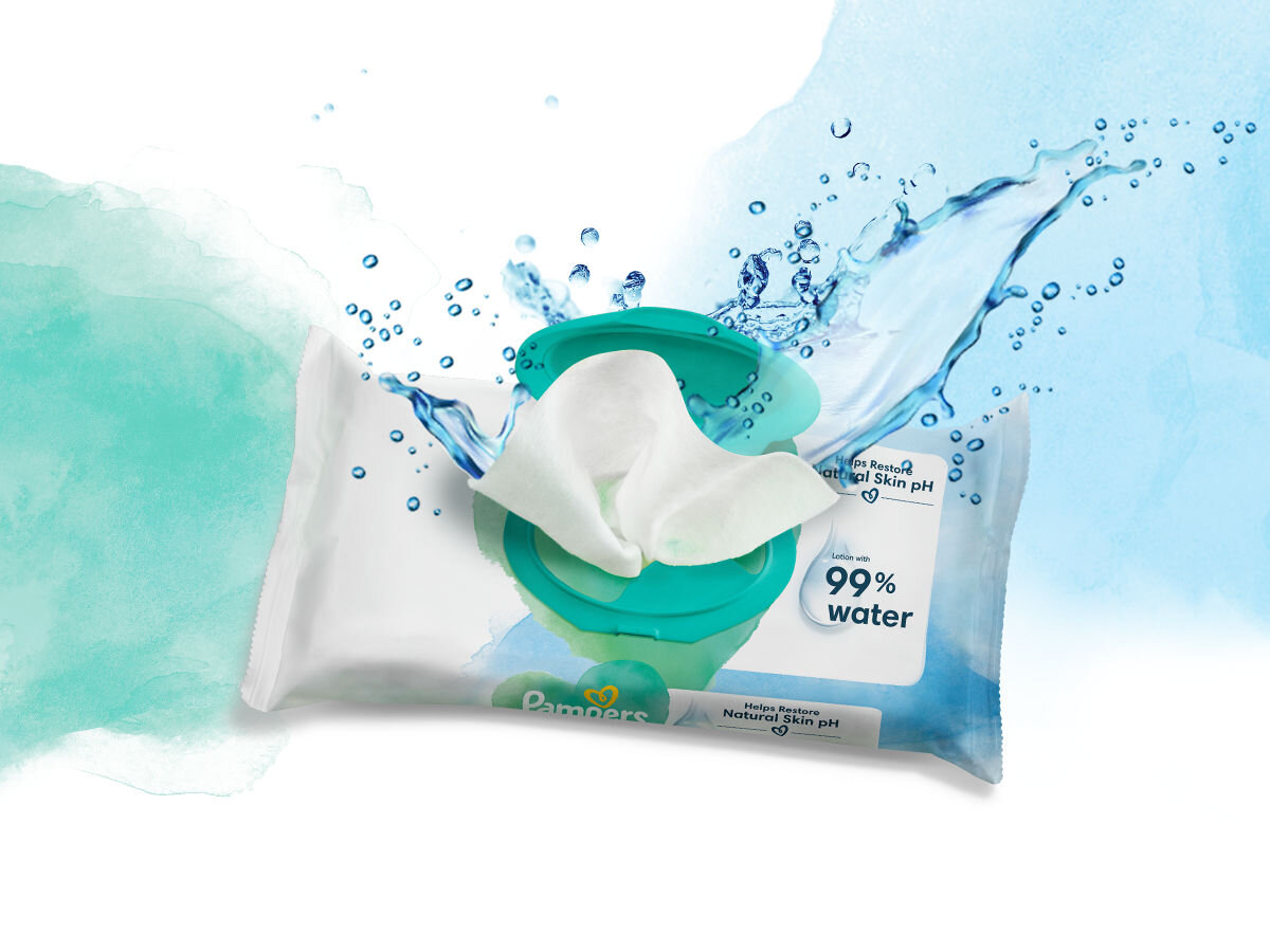 Chusteczki nawilżane PAMPERS Harmonie Aqua (10 szt.)