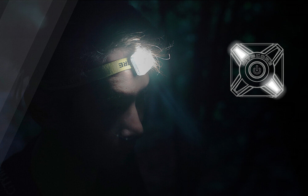 Latarka czołowa NITECORE NU05 KIT V2 jasnosc intensywnosc