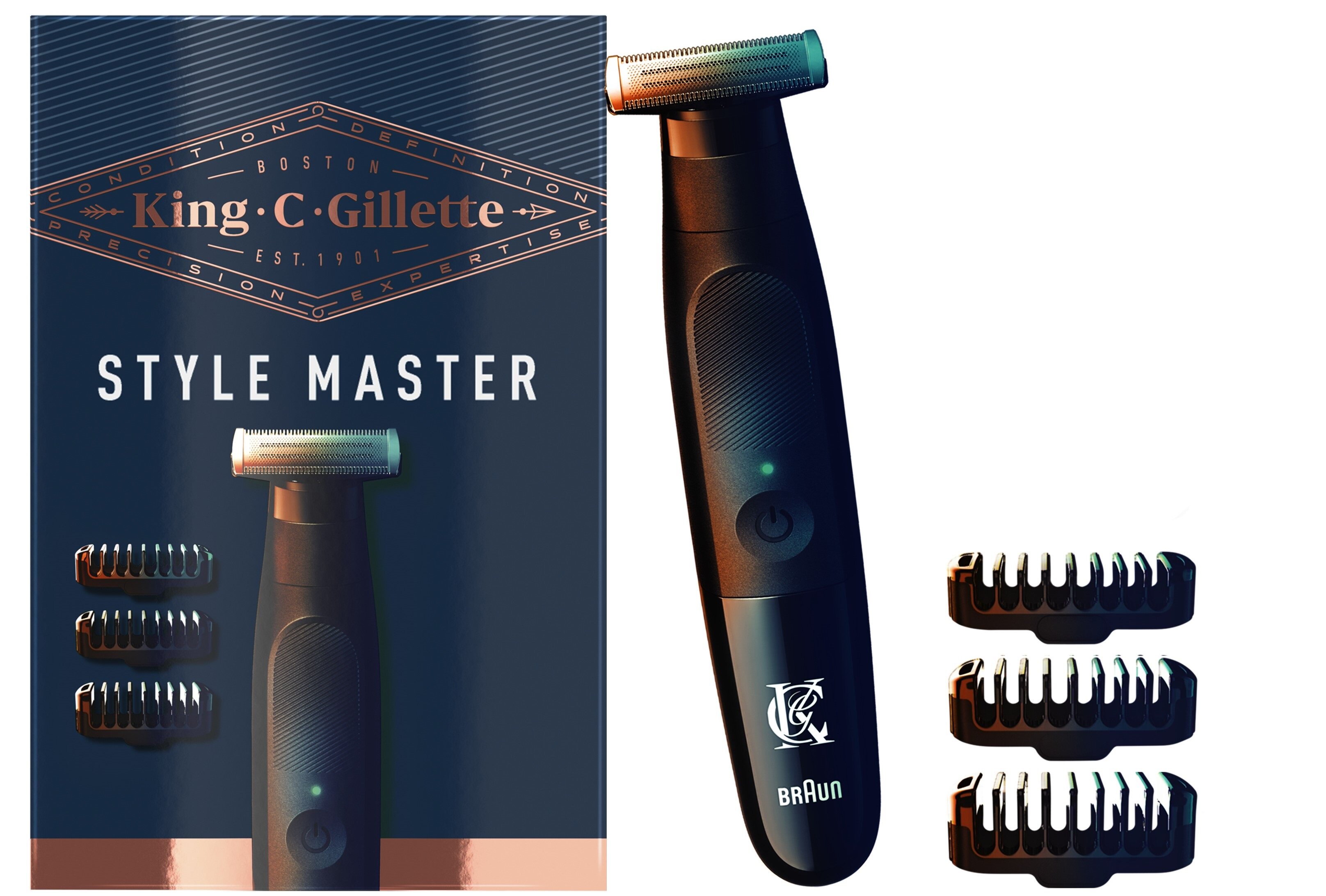 Trymer GILLETTE King C. Style Master zestaw