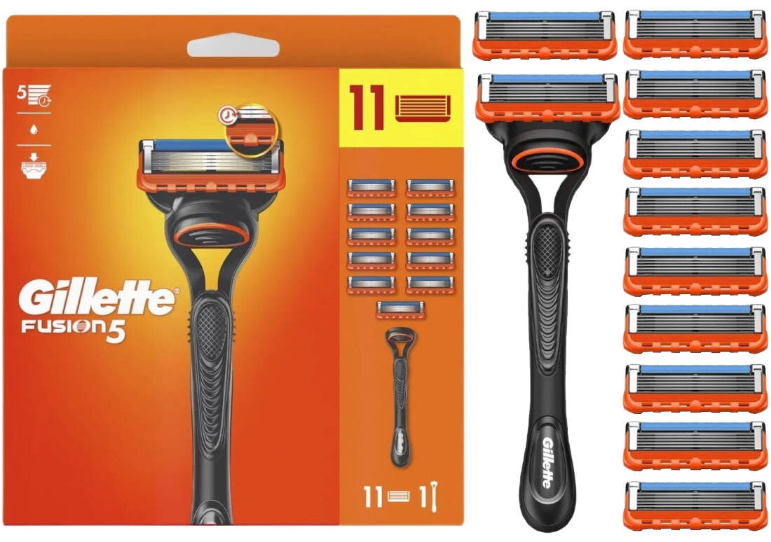 Golarka GILLETTE Fusion5 zestaw akcesoria komplet wyposazenie