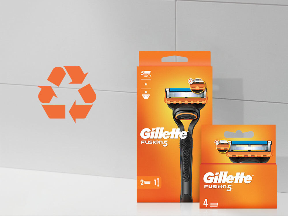 Ostrza do golarki GILLETTE Fusion5 (12 sztuk) recykling 20 użyć