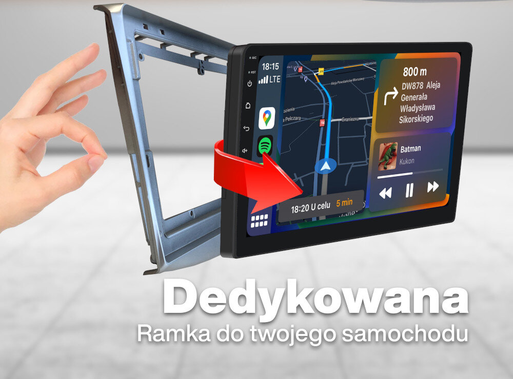 Radio samochodowe VORDON HX-100 - ramka