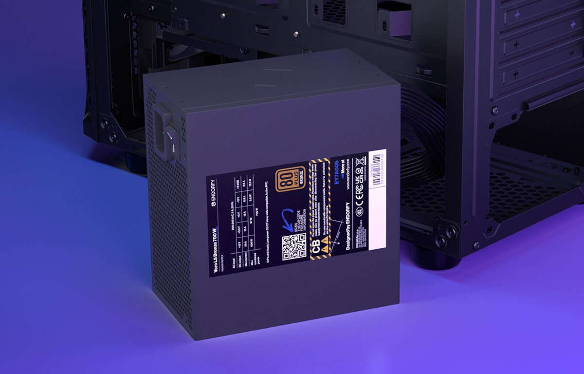 Komputer MAD DOG MD5800X-A27R32H11 R7-5800X 32GB RAM 1TB SSD Radeon X6800 Windows 11 Home zasilacz moc sprawność efektywność certyfikat zabezpieczenia