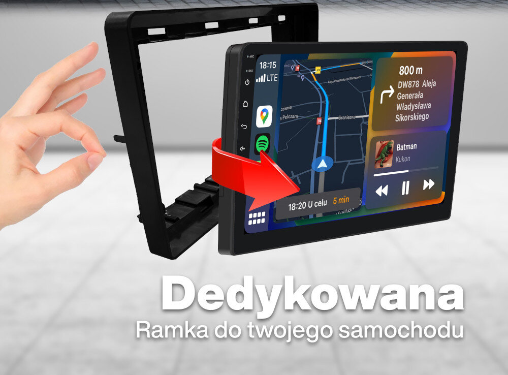 Radio samochodowe VORDON HX-100 - ramka