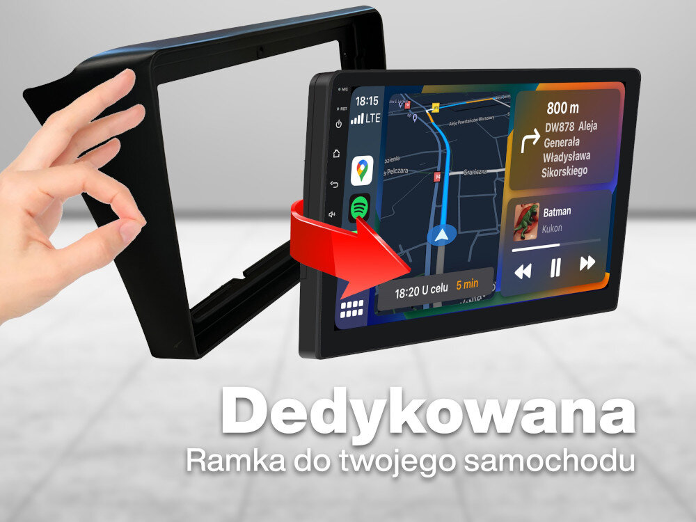 Radio samochodowe VORDON HX-100 - dedykowana ramka