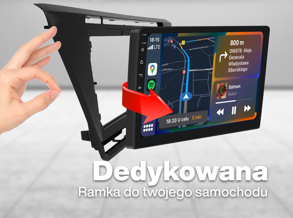 Radio samochodowe VORDON HX-100 - dedykowana ramka