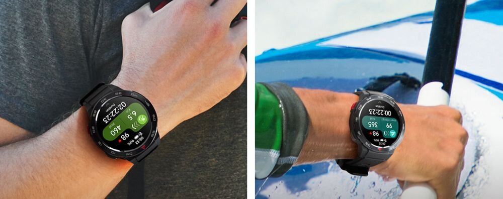 Smartwatch MIBRO GS Pro ekran bateria czujniki zdrowie sport pasek ładowanie pojemność rozdzielczość łączność sterowanie krew puls rozmowy smartfon aplikacja