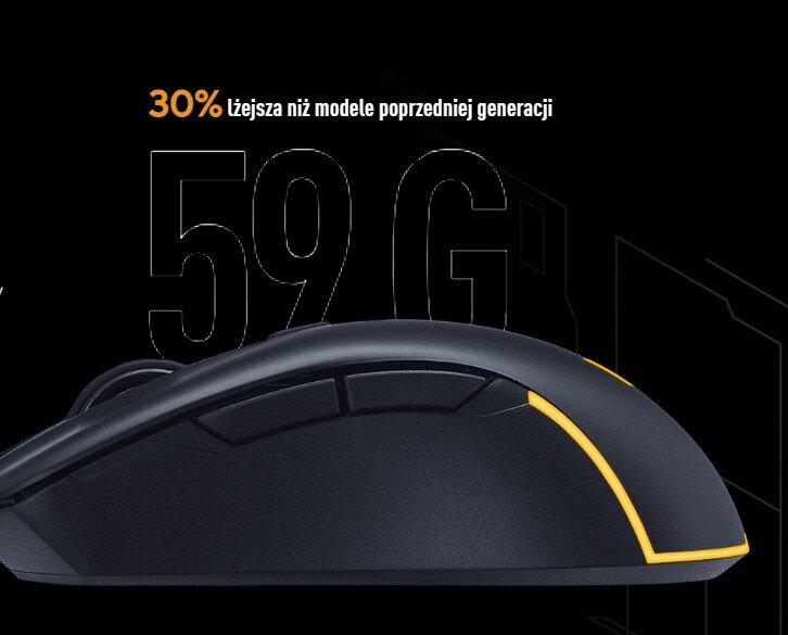 Mysz ASUS TUF Gaming M3 Gen II - 59 gramów