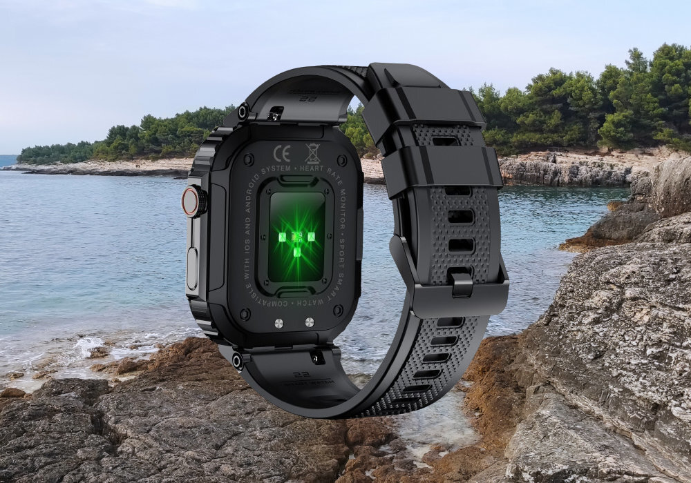 Smartwatch DENVER SWC-191B wytrzymałość styl elegancja przydatność samopoczucie wyposażenie
