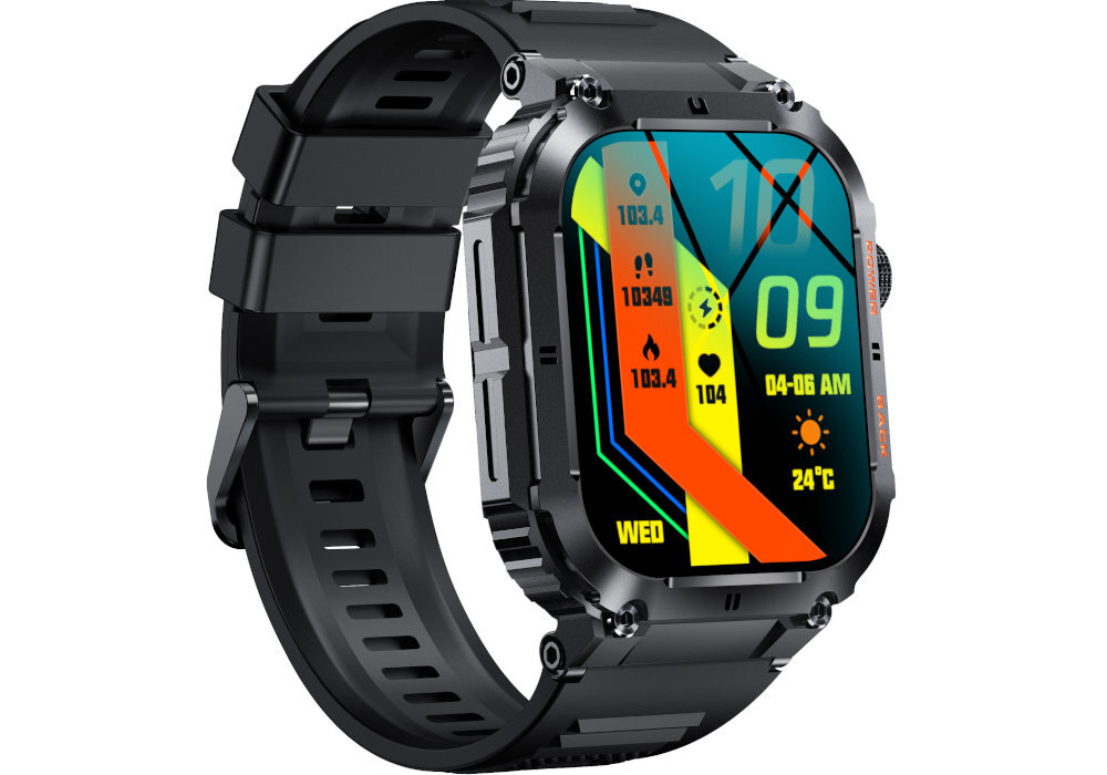 Smartwatch DENVER SWC-191B wytrzymałość styl elegancja przydatność samopoczucie wyposażenie
