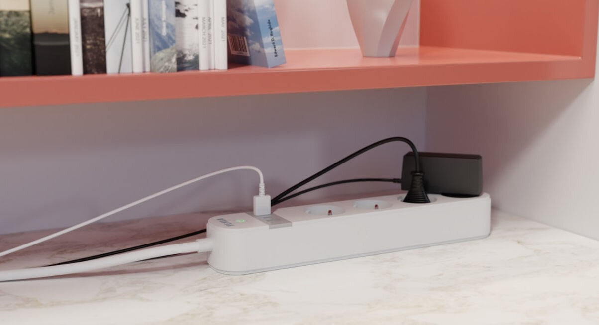 Listwa TESLA PS300 TSL-SPL-SPS300 Wi-Fi funkcja monitorowania zużycia energii