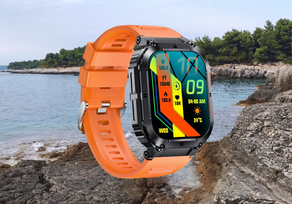 Smartwatch DENVER SWC-191O wytrzymałość styl elegancja przydatność samopoczucie wyposażenie