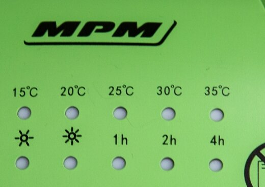 5 poziomów regulacji temperatury grzania