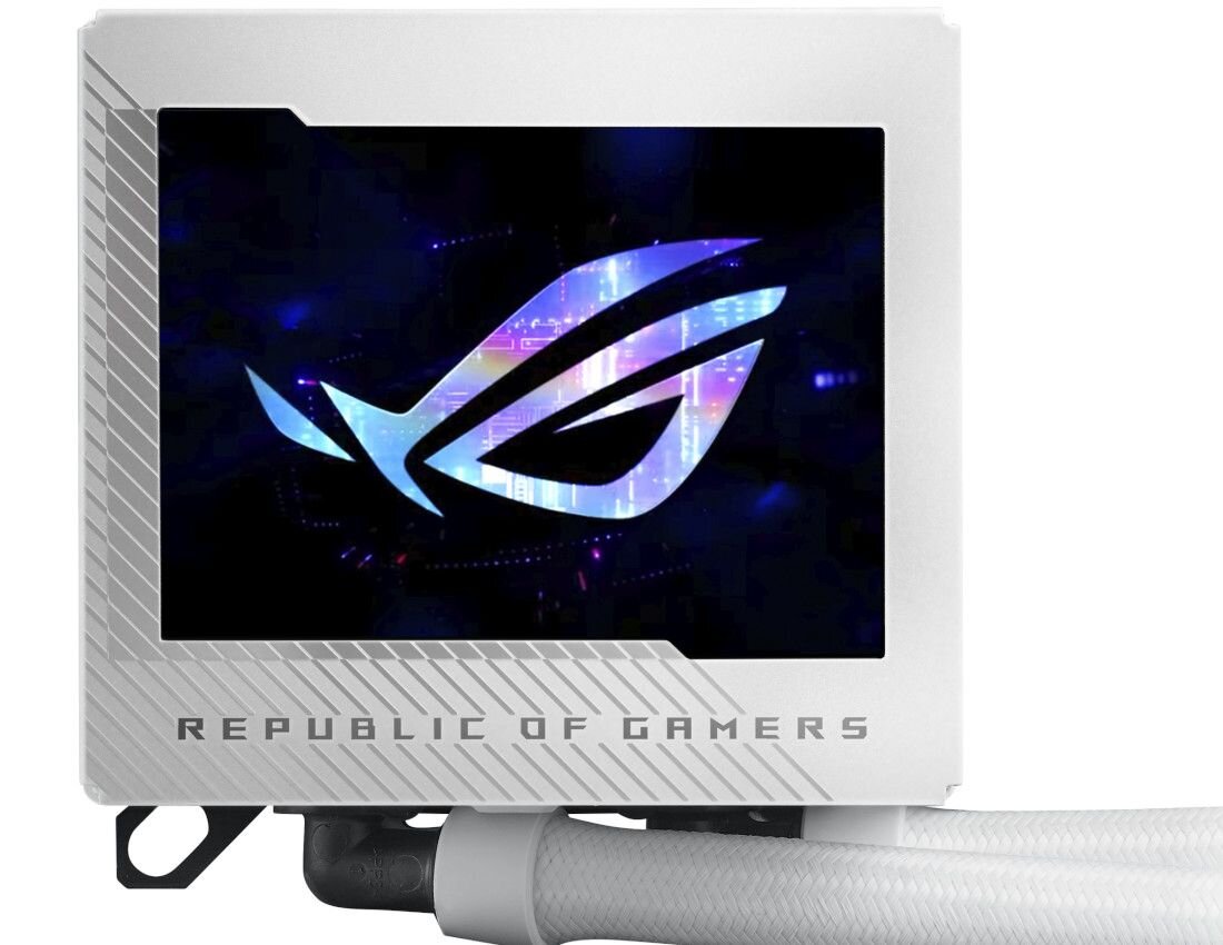 Chłodzenie wodne ASUS ROG Ryujin III 360 ARGB - 3,5-calowy wyświetlacz LCD