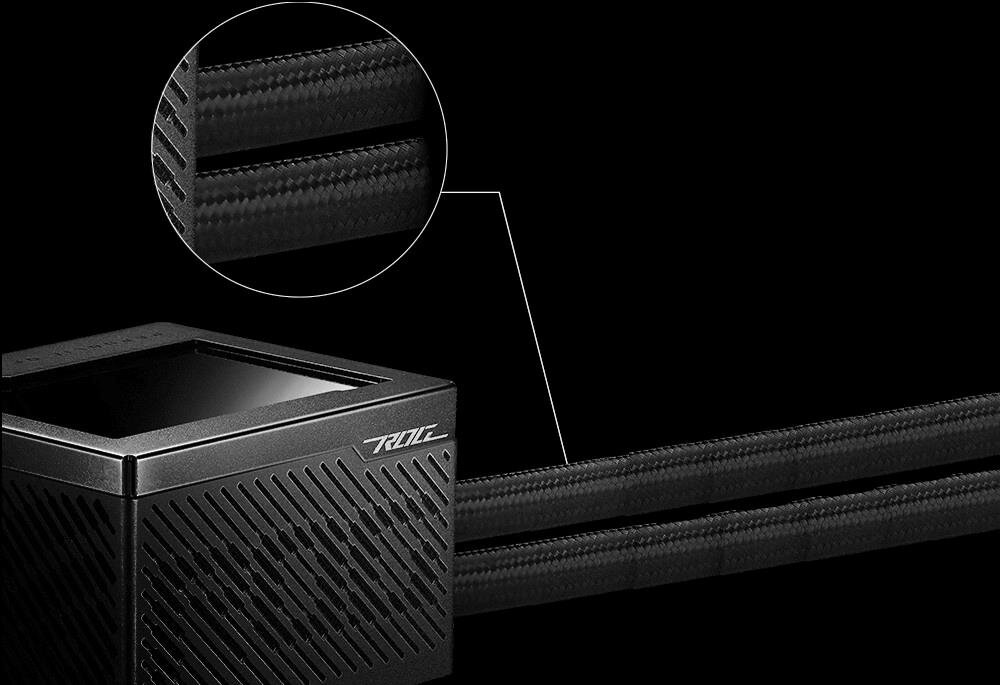 Chłodzenie wodne ASUS ROG Ryujin III 240 ARGB - Ulepszone tuby chłodzące