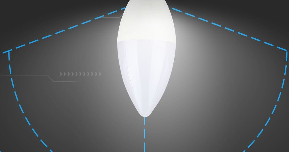 Żarówka LED V-TAC VT-1855 4.5W E14 barwa swiatla 3000 K ciepla biel kat swiecenia 180°