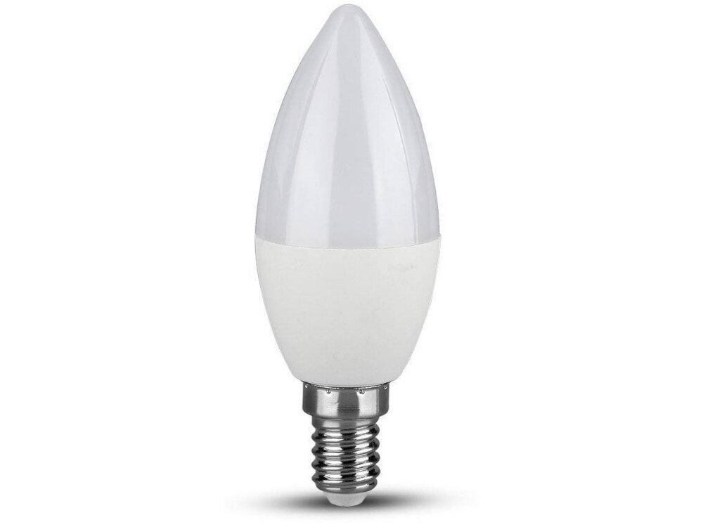 Żarówka LED V-TAC VT-1855 4.5W E14 zywotnosc 20000 godzin ponad 20000 cykli wlacz/wylacz dlugotrwale uzytkowanie bezproblemowe zuzycie energii 5 kWh na 1000 godzin energooszczedne rozwiazanie