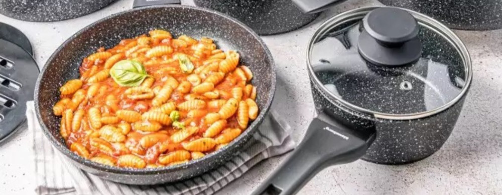 Zestaw garnków KLAUSBERG KB-7658 (12 elementów) jakosc trwalosc wykonanie przeznaczenie uzytkowanie