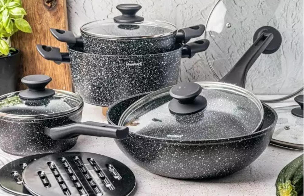 Zestaw garnków KLAUSBERG KB-7657 (12 elementów) jakosc trwalosc wykonanie przeznaczenie uzytkowanie