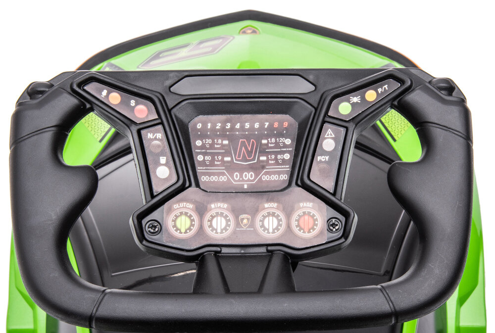 Jeździk SUN BABY Lamborghini Essenza SCV12 lekka konstrukcja 3,0 kg z wysokiej jakosci tworzywa sztucznego ergonomiczny ksztalt kierownica z dzwiekiem zasilanie dwie baterie AA