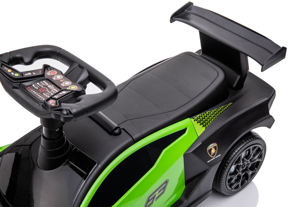 Jeździk SUN BABY Lamborghini Essenza SCV12 do rozwijania wyobrazni i kreatywnosci duze szerokie siedzisko obciazenie do 25 kg