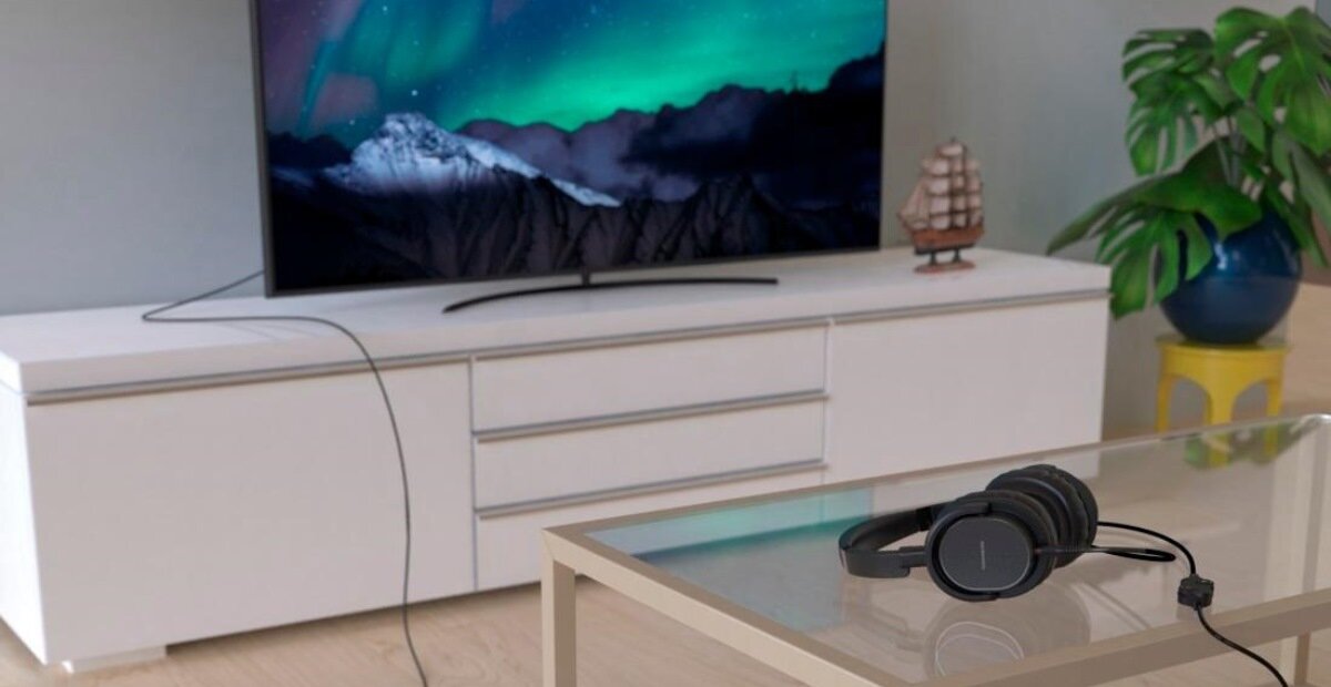 Słuchawki nauszne Thomson HED4508, bardzo długi kabel, swoboda ruchów