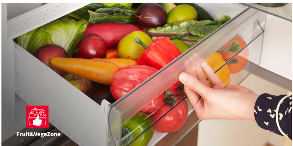 LODÓWKA SHARP SJ-BA05DTXWE-EU komora świeżość warzywa owoce