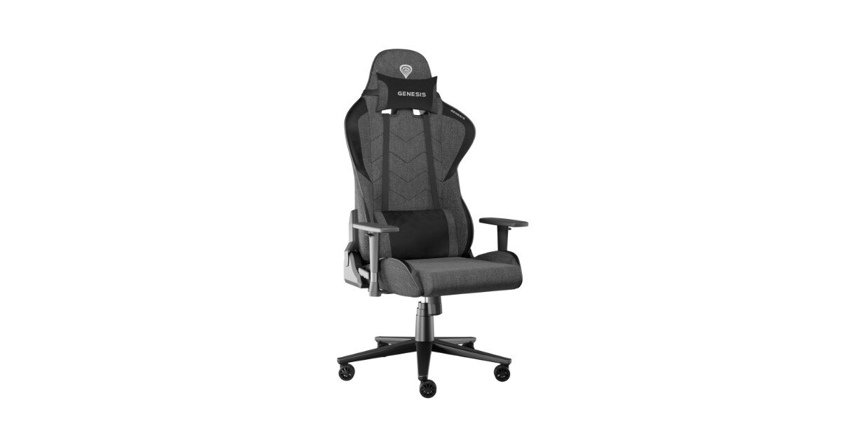 Zdjęcie fotela gamingowego Nitro Genesis na białym tle.