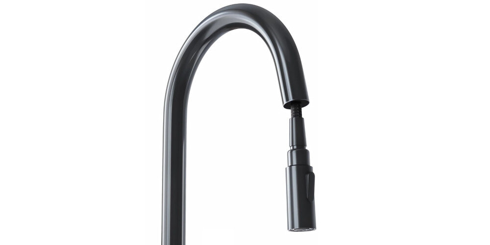 Bateria GLOBALO Divio Antracyt wyciągana wylewka obrotowa czyszczenie mycie wygoda