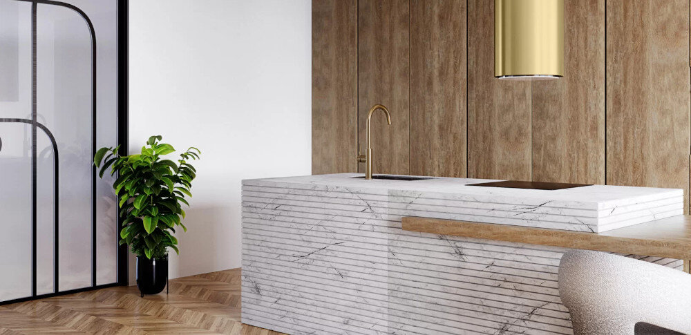 Bateria GLOBALO Lobio Złoty wzornictwo styl minimalizm elegancja wygląd