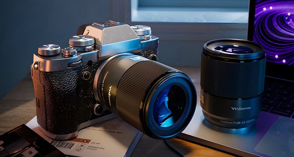 Obiektyw Yongnuo YN 50 mm f/1,8 DA DSM Pro do Fujifilm X class=