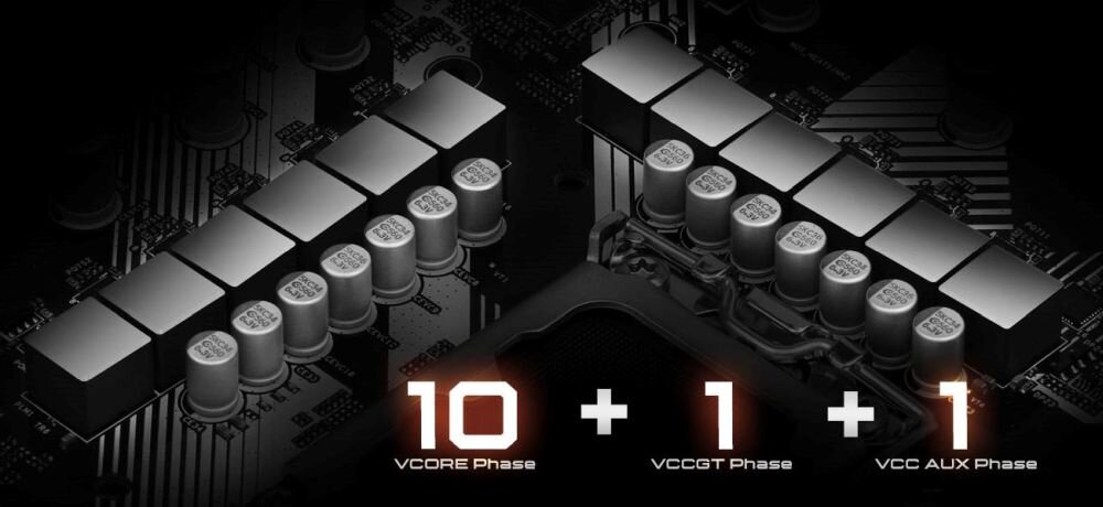 Płyta główna ASROCK B760 Pro RS WiFi - Układ zasilania 10+1+1