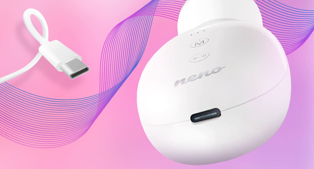 Aspirator do nosa NENO Aria Wygoda mobilność port USB-C