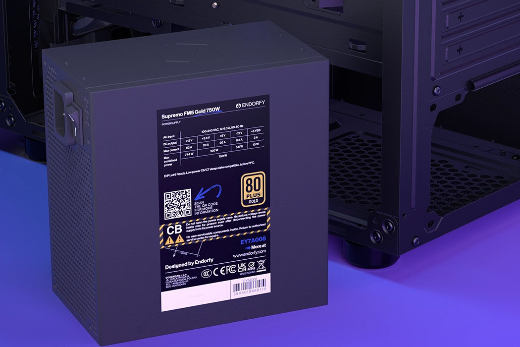 Komputer MAD DOG MD13500-I11R16H11 i5-13500 16GB RAM 1TB SSD Radeon RX6800 Windows 11 Home zasilacz moc energia efektywność certyfikat zabezpieczenia