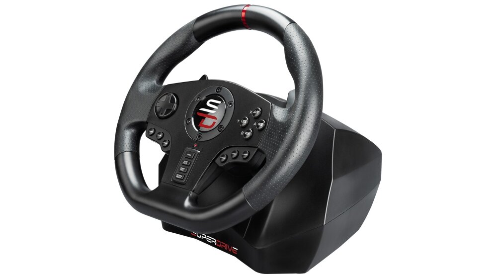 Kierownica SUBSONIC SV 850 rozrywka gra pedały chwyt wygląd sport dodatki kompatybilność pc microsoft xbox switch