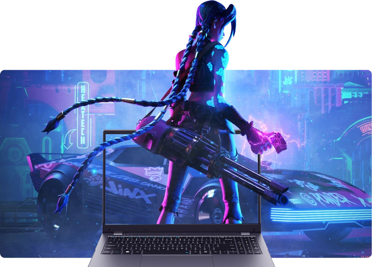 Laptop CHUWI GemiBook Plus K1 15.6 IPS N100 16GB RAM 512GB SSD Windows 11 Home grafika wydajność