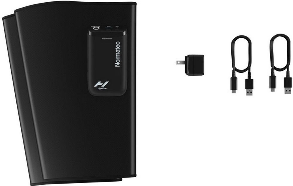 Masażer do nóg HYPERICE Normatec Lower Legs masażer przewody usb-c usb-a buty kompresyjne ładowarka dokumentacja